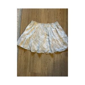 Gap Ruffle Beachy short ruffles hem skirt lined CottageCore lightweight effortle